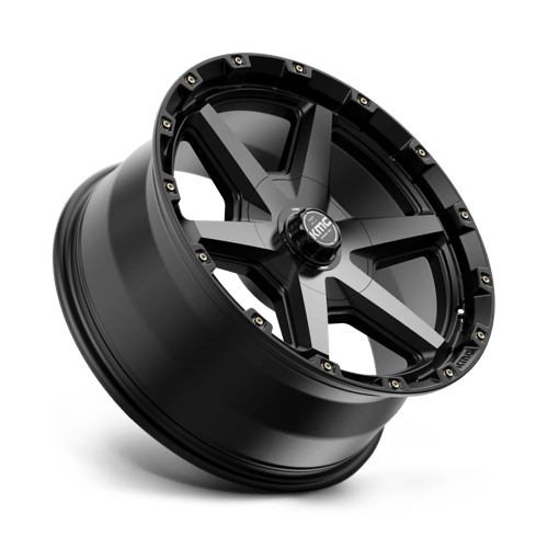 KMC KM101 TEMPO Satin Black W/ Gray Tint 20x9 +18 6x135|6x139.7mm 106.1mm