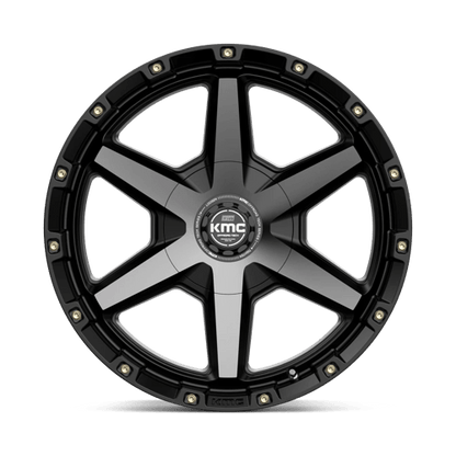 KMC KM101 TEMPO Satin Black W/ Gray Tint 20x9 +18 6x135|6x139.7mm 106.1mm