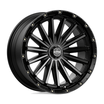 KMC KM102 SIGNAL Satin Black W/ Gray Tint 20x9 0 6x135|6x139.7mm 106.1mm