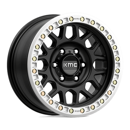 KMC KM234 GRENADE DESERT BEADLOCK Satin Black 17x8.5 0 6x139.7mm 108mm