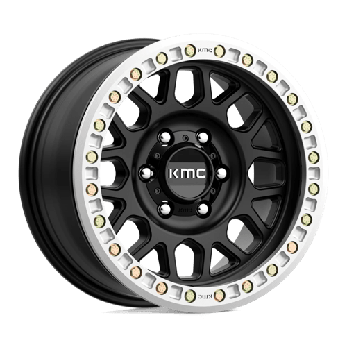KMC KM234 GRENADE DESERT BEADLOCK Satin Black 17x8.5 0 6x135mm 87.1mm