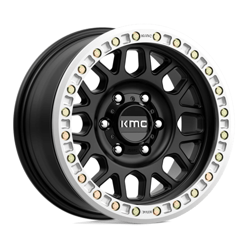 KMC KM234 GRENADE DESERT BEADLOCK Satin Black 17x8.5 0 6x165.1mm 108mm