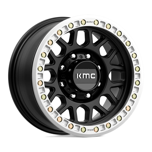 KMC KM234 GRENADE DESERT BEADLOCK Satin Black 17x8.5 0 8x165.1mm 125.1mm