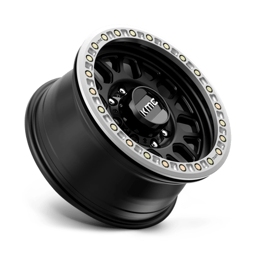 KMC KM234 GRENADE DESERT BEADLOCK Satin Black 17x8.5 0 8x165.1mm 125.1mm