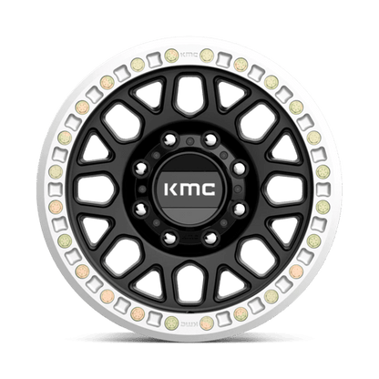 KMC KM234 GRENADE DESERT BEADLOCK Satin Black 17x8.5 0 8x165.1mm 125.1mm