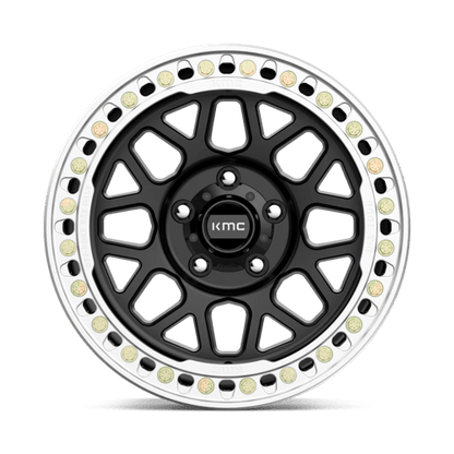 KMC KM235 GRENADE CRAWL BEADLOCK Satin Black 18x9 +10 Custom 72.6mm