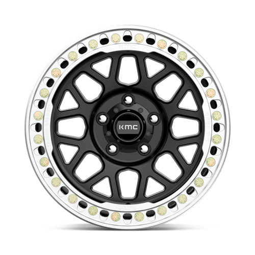 KMC KM235 GRENADE CRAWL BEADLOCK Satin Black 17x8.5 0 6x165.1mm 108mm