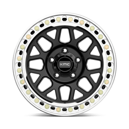 KMC KM235 GRENADE CRAWL BEADLOCK Satin Black 17x8.5 0 6x165.1mm 108mm