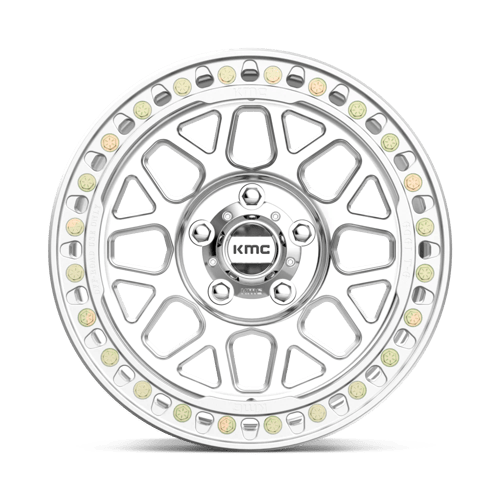 KMC KM235 GRENADE CRAWL BEADLOCK Machined 17x8.5 0 6x135mm 87.1mm