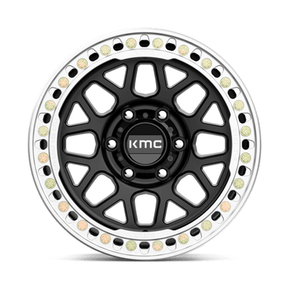 KMC KM235 GRENADE CRAWL BEADLOCK Satin Black 17x9 -38 6x139.7mm 108mm