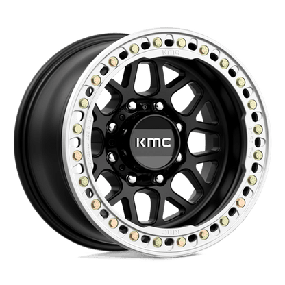 KMC KM235 GRENADE CRAWL BEADLOCK Satin Black 17x9 -38 8x165.1mm 125.1mm