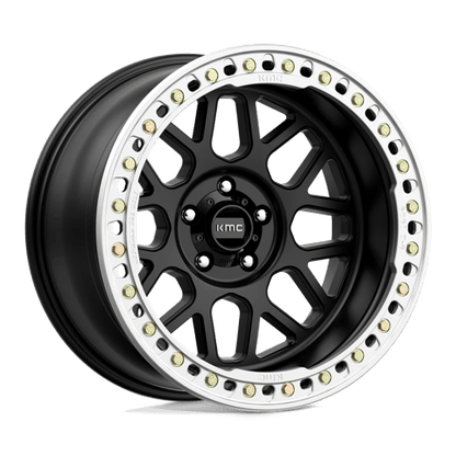 KMC KM235 GRENADE CRAWL BEADLOCK Satin Black 20x10 -48 5x127mm 71.5mm