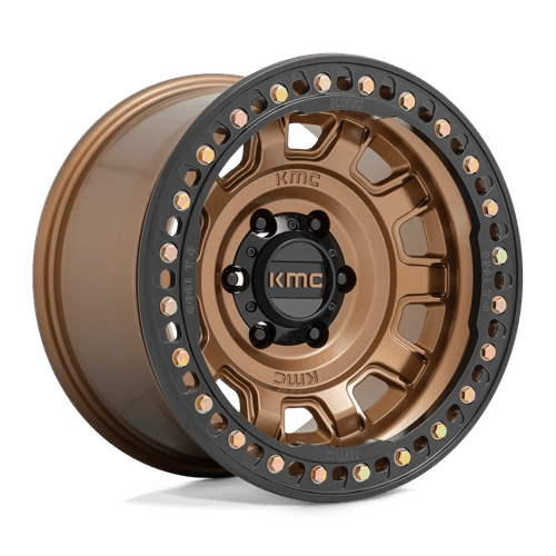 KMC KM236 TANK BEADLOCK Matte Bronze 17x9 -15 6x139.7mm 108mm