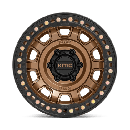 KMC KM236 TANK BEADLOCK Matte Bronze 17x9 -15 5x127mm 71.5mm