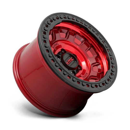 KMC KM236 TANK BEADLOCK Candy Red 17x9 -38 8x170mm 125.1mm