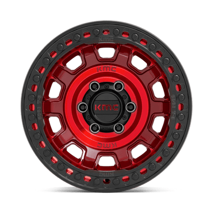 KMC KM236 TANK BEADLOCK Candy Red 17x9 -38 6x139.7mm 108mm