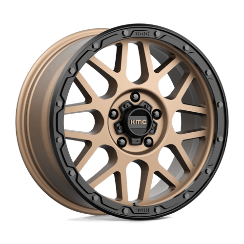 KMC KM535 GRENADE OFF-ROAD Matte Bronze W/ M-black Lip 18x8.5 +35 5x127mm 71.5mm