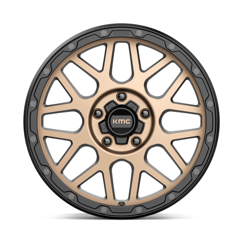 KMC KM535 GRENADE OFF-ROAD Matte Bronze W/ M-black Lip 18x8.5 +35 5x127mm 71.5mm