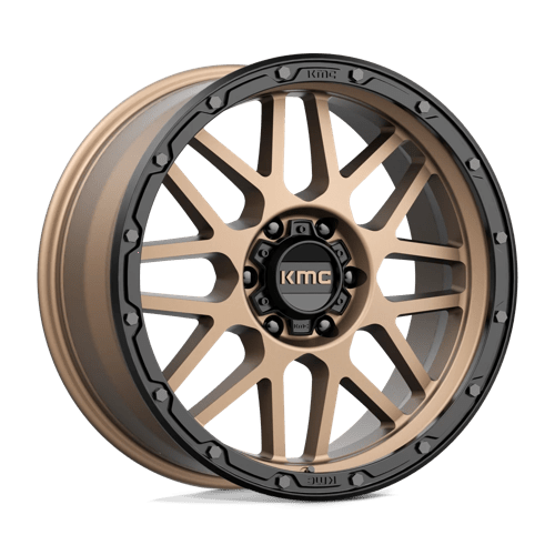 KMC KM535 GRENADE OFF-ROAD Matte Bronze W/ M-black Lip 20x9 +18 6x139.7mm 106.1mm