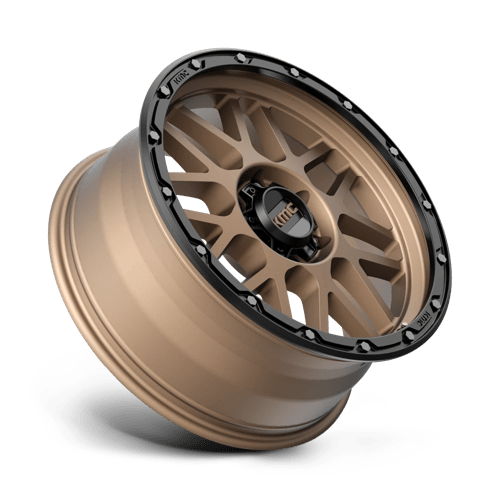 KMC KM535 GRENADE OFF-ROAD Matte Bronze W/ M-black Lip 20x9 +18 6x139.7mm 106.1mm