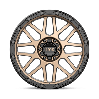 KMC KM535 GRENADE OFF-ROAD Matte Bronze W/ M-black Lip 20x9 +18 6x139.7mm 106.1mm