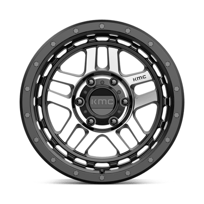 KMC KM540 RECON Satin Black Machined 18x8.5 0 6x135mm 87.1mm