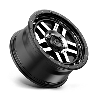 KMC KM540 RECON Satin Black Machined 17x8.5 +18 6x139.7mm 106.1mm