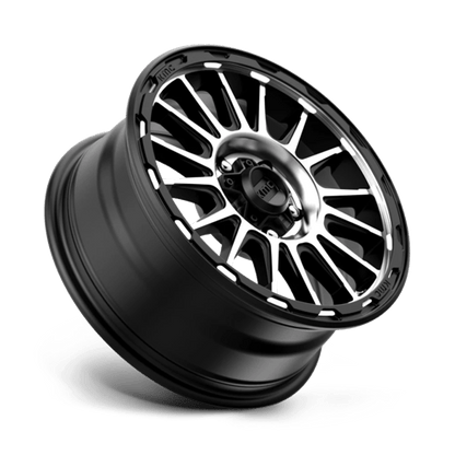 KMC KM542 IMPACT Satin Black Machined 16x7 +30 5x114.3mm 72.6mm