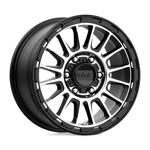 KMC KM542 IMPACT Satin Black Machined 16x8 0 6x139.7mm 106.1mm