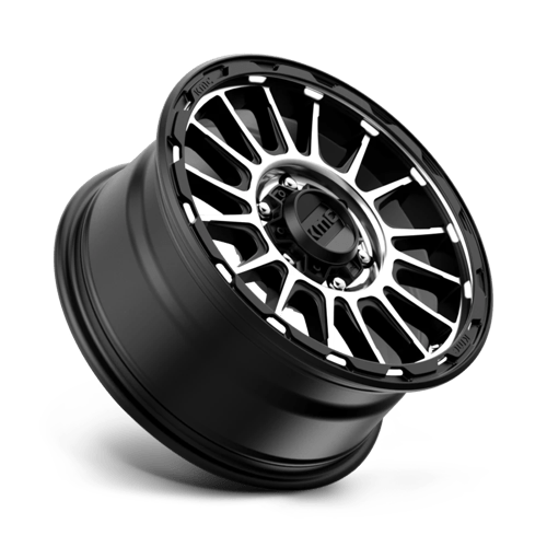 KMC KM542 IMPACT Satin Black Machined 16x8 0 6x139.7mm 106.1mm