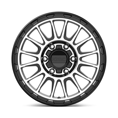 KMC KM542 IMPACT Satin Black Machined 16x8 0 6x139.7mm 106.1mm