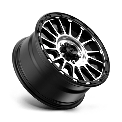 KMC KM542 IMPACT Satin Black Machined 17x8 +35 5x114.3mm 72.6mm