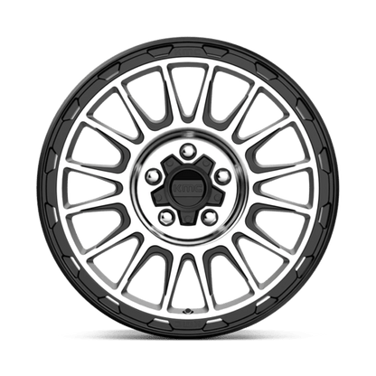 KMC KM542 IMPACT Satin Black Machined 17x8 +35 5x114.3mm 72.6mm