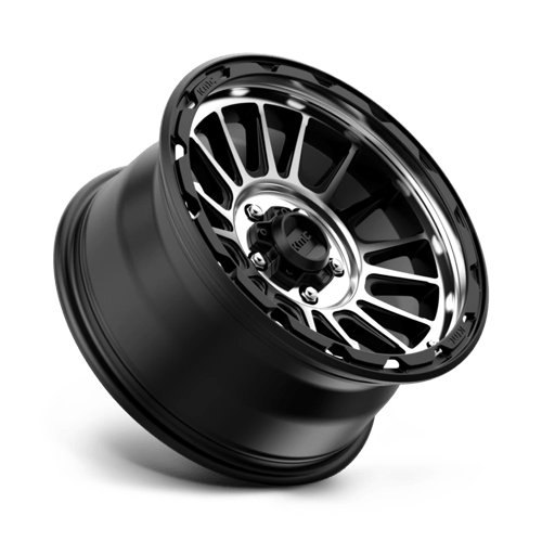 KMC KM542 IMPACT Satin Black Machined 17x8.5 0 5x127mm 71.5mm