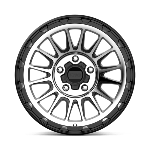 KMC KM542 IMPACT Satin Black Machined 17x8.5 0 5x127mm 71.5mm