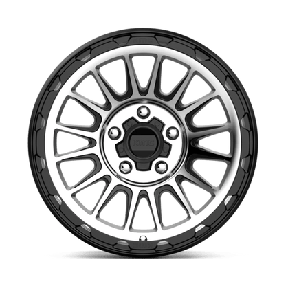 KMC KM542 IMPACT Satin Black Machined 17x8.5 0 5x127mm 71.5mm