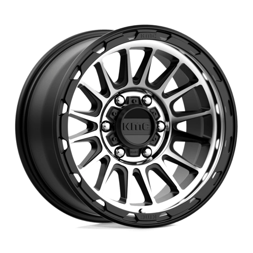 KMC KM542 IMPACT Satin Black Machined 17x8.5 0 6x139.7mm 106.1mm
