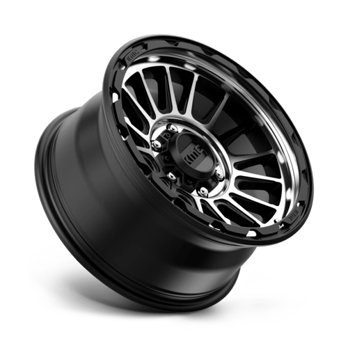 KMC KM542 IMPACT Satin Black Machined 17x8.5 0 6x139.7mm 106.1mm