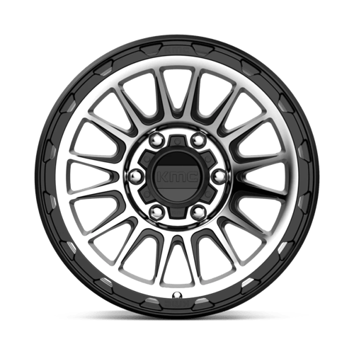 KMC KM542 IMPACT Satin Black Machined 17x8.5 0 6x139.7mm 106.1mm