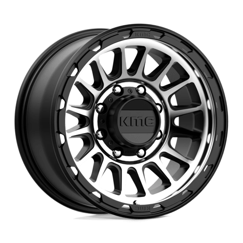 KMC KM542 IMPACT Satin Black Machined 17x8.5 0 8x165.1mm 125.1mm