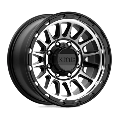 KMC KM542 IMPACT Satin Black Machined 17x8.5 0 8x165.1mm 125.1mm