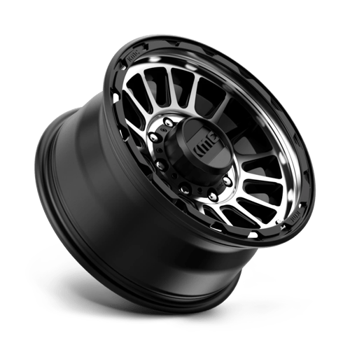 KMC KM542 IMPACT Satin Black Machined 17x8.5 0 8x165.1mm 125.1mm