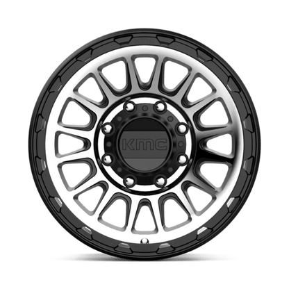 KMC KM542 IMPACT Satin Black Machined 17x8.5 0 8x165.1mm 125.1mm