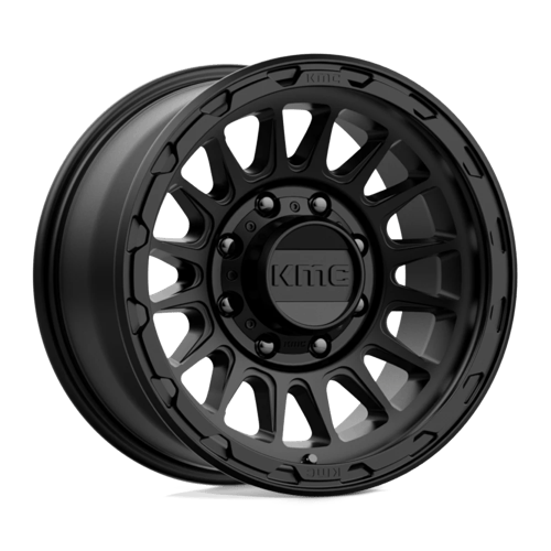 KMC KM542 IMPACT Satin Black 17x8.5 0 8x180mm 124.2mm