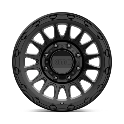 KMC KM542 IMPACT Satin Black 17x8.5 0 8x180mm 124.2mm
