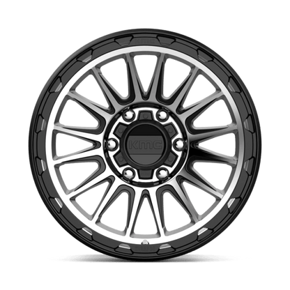 KMC KM542 IMPACT Satin Black Machined 17x9 -12 6x139.7mm 106.1mm