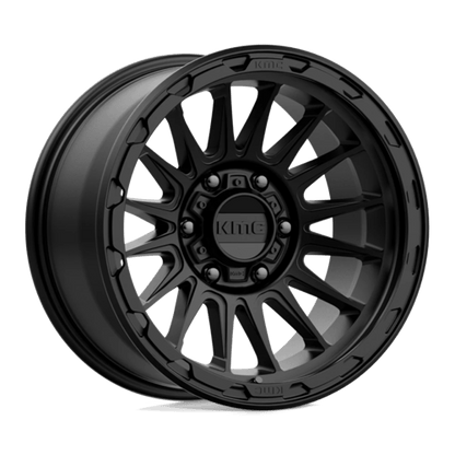 KMC KM542 IMPACT Satin Black 17x9 -12 6x139.7mm 106.1mm
