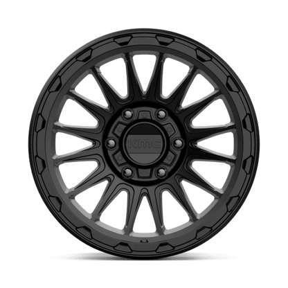 KMC KM542 IMPACT Satin Black 17x9 -12 6x139.7mm 106.1mm
