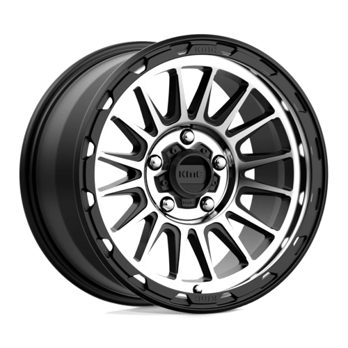 KMC KM542 IMPACT Satin Black Machined 17x9 +18 5x127mm 71.5mm