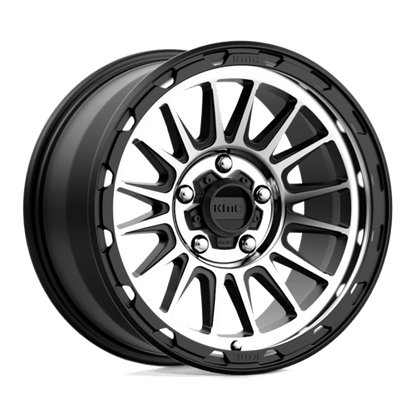 KMC KM542 IMPACT Satin Black Machined 17x9 +18 5x127mm 71.5mm